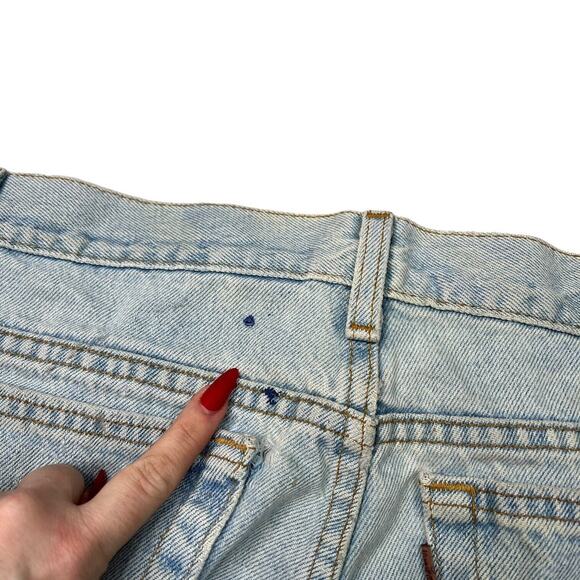 Levi’s Vintage 90s 540 Relaxed Fit Jeans USA FLAW Light Wash Mens 34x32 - Picture 5 of 9